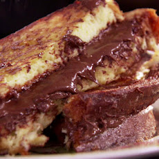 Chocolate Hazelnut Stuffed French Toast