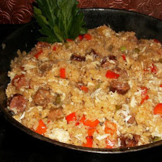 Crab and Andouille Jambalaya