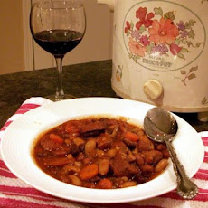 Crock Pot Kielbasa Cassoulet