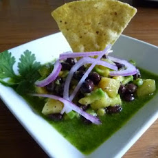 Avocado, Black Bean and Pineapple Salad