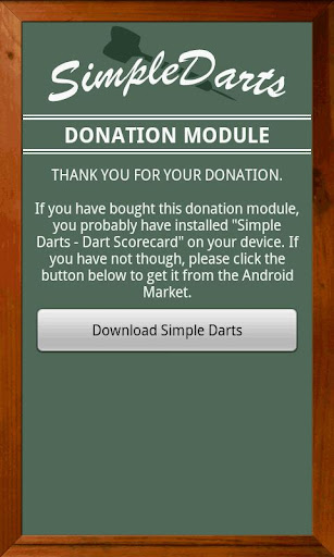 Simple Darts - Donation Module