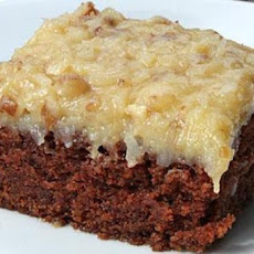 German Chocolate Cake Squares