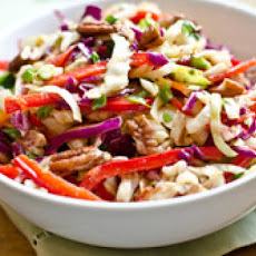 Southern-Style Slaw with Pecans and Maple-Dijon Vinaigrette