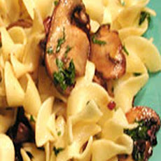 Egg Noodles with Mushrooms