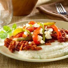 Masa Polenta With Sausage & Peppers