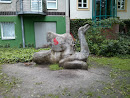 Drachen Statue 