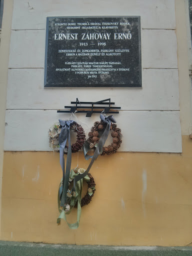 Zahovay Ernő memorial 