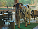 Kuh im Thüringer Bauernmarkt