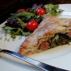 Sausage and Spinach Pastry Puffs