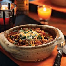 Three-Bean Chili with Vegetables