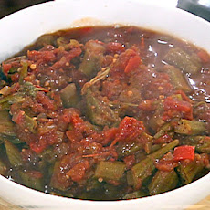 Quick and Easy Stewed Okra