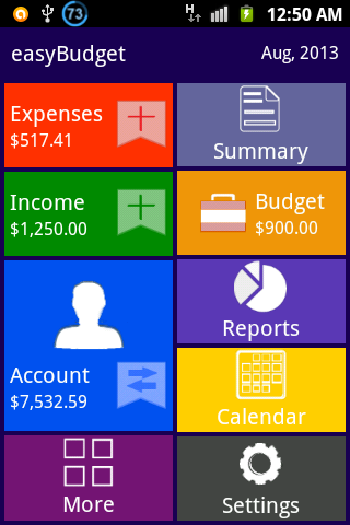 Android application Budget : Expense Tracker screenshort