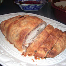 Roast Turkey and Cranberry Wellington