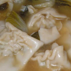 Kittencal's Asian Pork Wonton Soup Dumplings