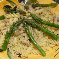Shrimp and Asparagus in Dill Sauce