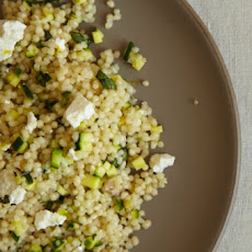 Couscous Salad with Zucchini, Lemon and Ricotta Salata