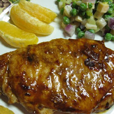 Chipotle Orange Glazed Pork Chops