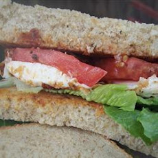 Smoked Mozzarella and Pesto Sandwich