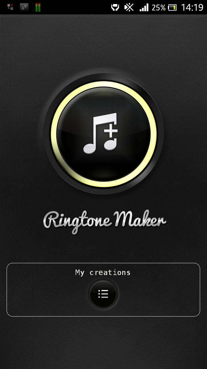 Android application Call Ringtone Maker screenshort