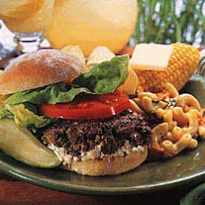 Grilled Mustard-Dill Burgers