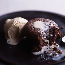 Warm Double-Chocolate Brownie Cakes