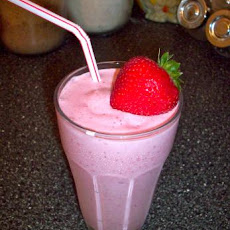 Strawberries and Cream Milkshakes