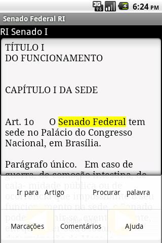 【免費書籍App】Regimento Senado Federal-APP點子