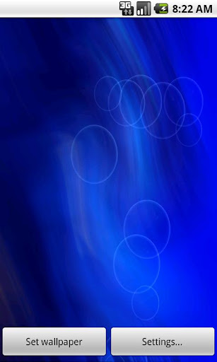 Bubble Live Wallpaper LWP