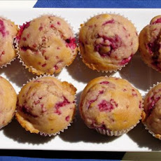 Raspberry Yogurt Muffins