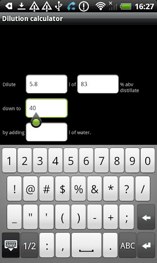 Dilution calculator