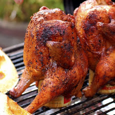 Barbecued Beer Can Chicken
