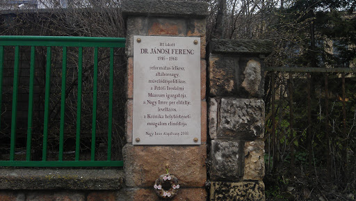 Dr. Jánosi Ferenc emléktábla 