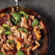 Spicy Turkey Thighs and Bacon Stir-Fry