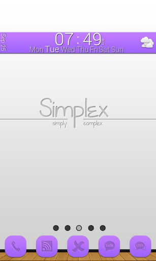 GLX Themes: Simplex Purple