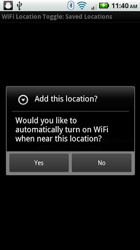 WiFi Location Toggle