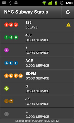 NYC Subway Service Checker