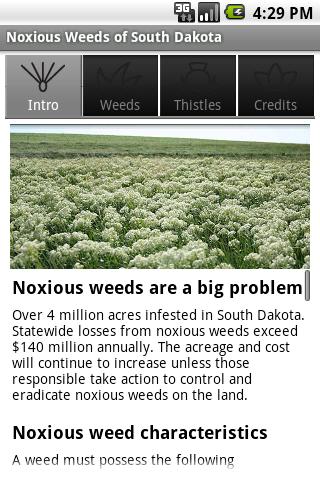 Noxious Weeds Android 2.1