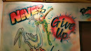Never Give Up Mural