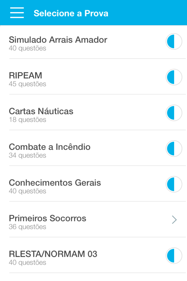 Android application Arrais Amador screenshort