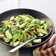 Sautéed Brussels Sprouts with Pecans