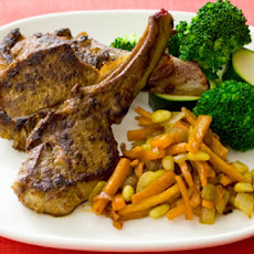 Lamb Cutlets With Honey, Apricots and Tarragon
