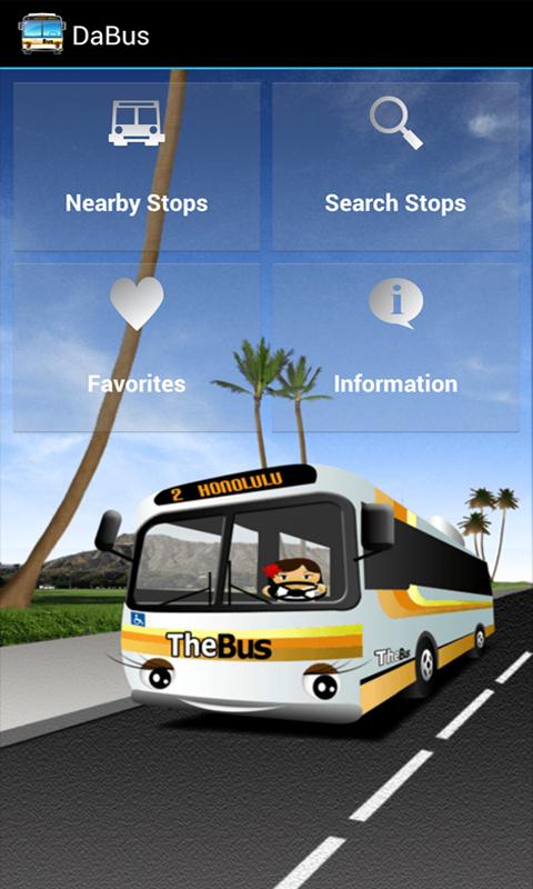 Android application DaBus - The Oahu Bus App screenshort