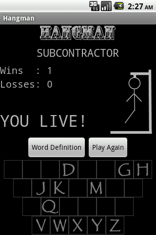 Hangman Word Game