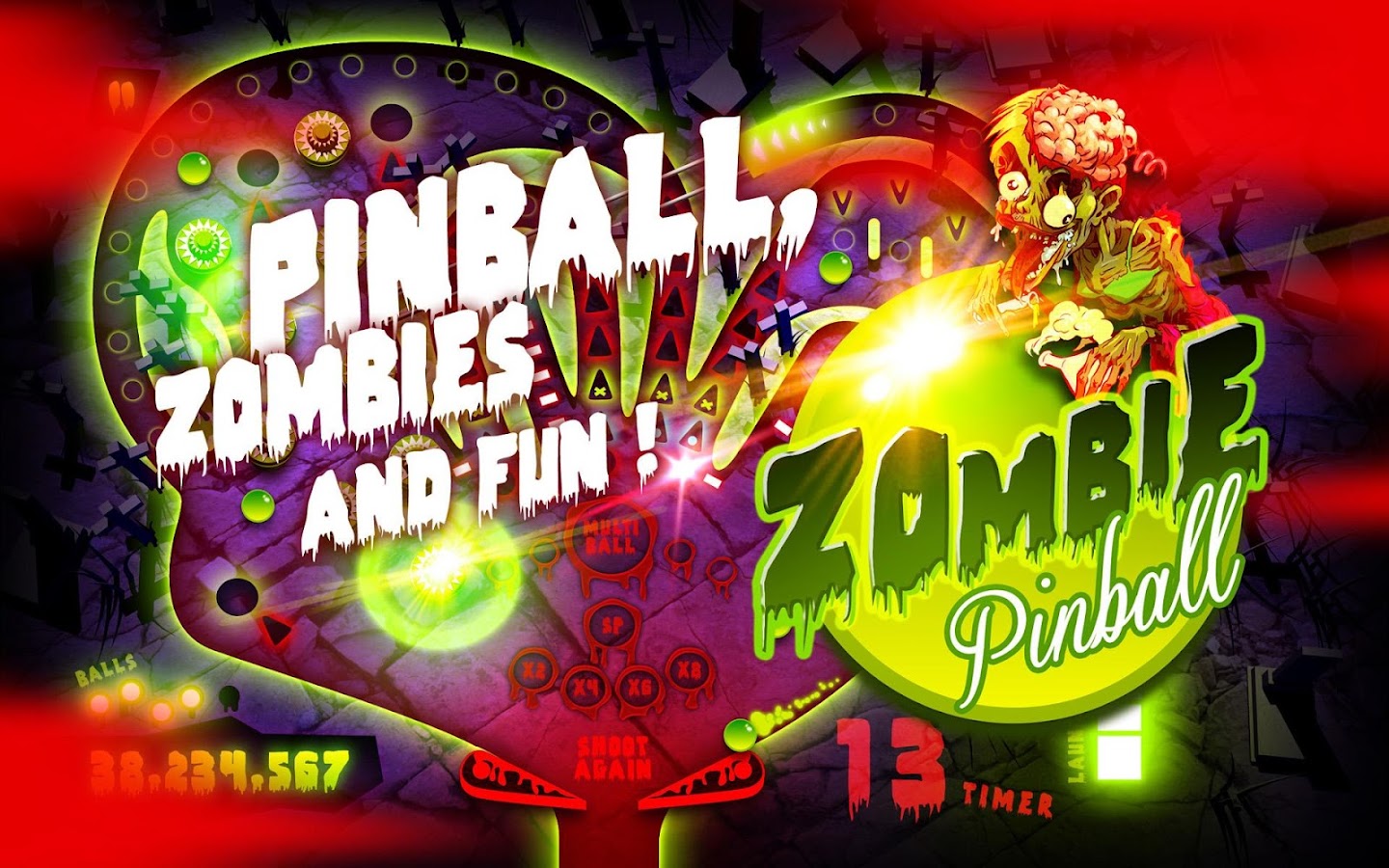    Zombie Pinball- screenshot  