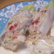 Crab Salad on Endive Appetizer