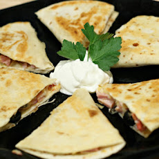 Ham and Gouda Quesadilla Snacks