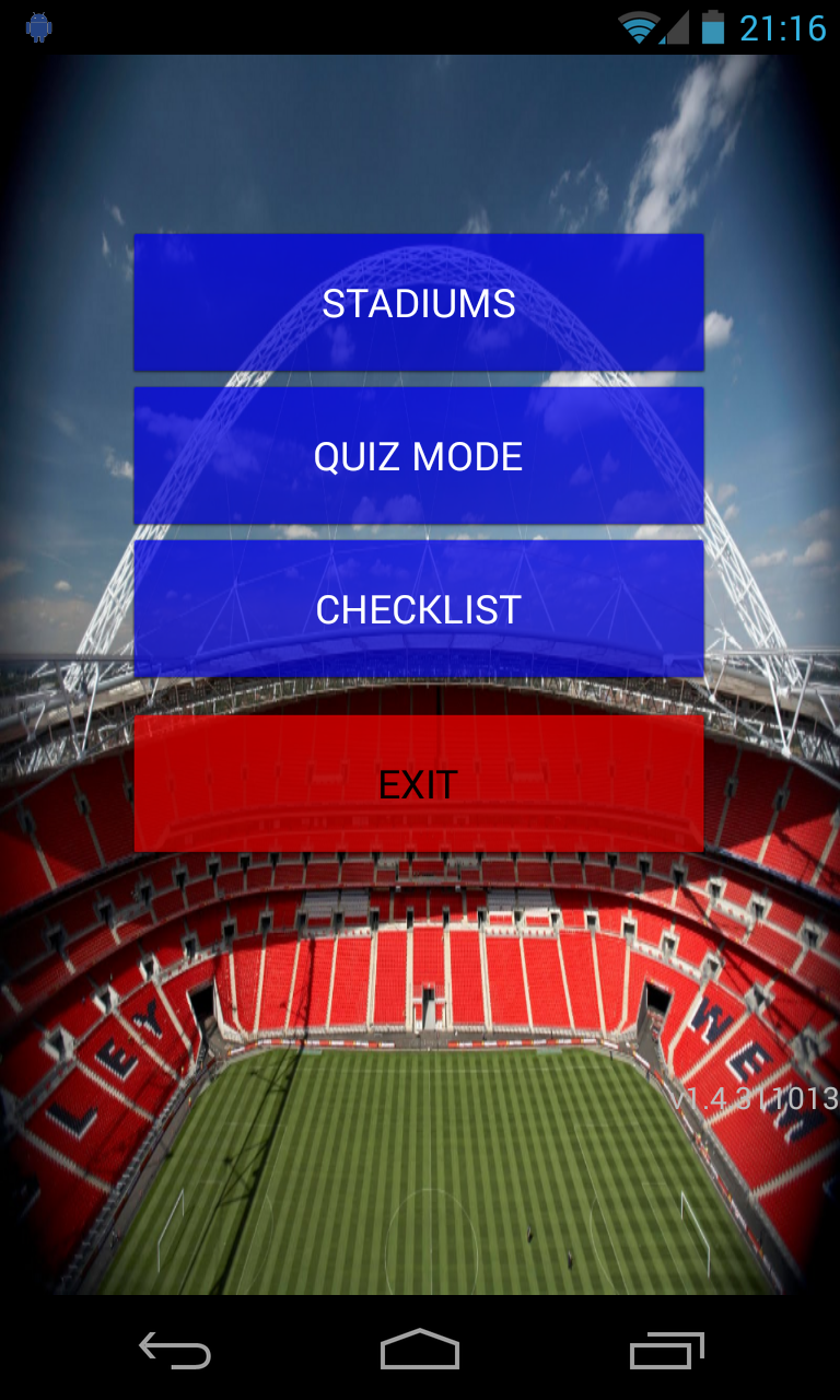 Android application Football Stadiums screenshort