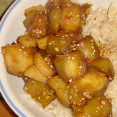 Szechuan Style Eggplant (Aubergine)