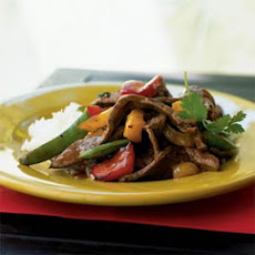 Three-Pepper Beef