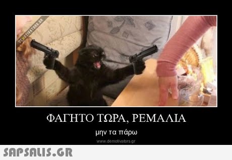 ΦΑΓΗΤΟ ΤΩΡΑ ΡΕΜΑΛΙΑ μην τα πάρω www.demotivatorsgr 